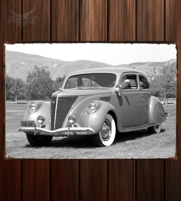 Металлическая табличка Lincoln Zephyr Coupe 396 Металлическая табличка Lincoln Zephyr Coupe 396